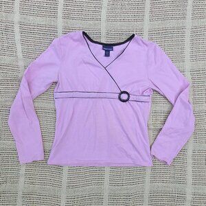 Y2K Limited Too Pink 70s Style Top